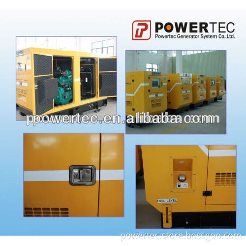 Portable 100KW Silent type power generator with NTA855 engine